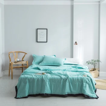 

Fashion Print Washing cotton Summer Quilt Blankets Comforter Bed Cover Quilting Suitable for Children Adults green twin Bedding