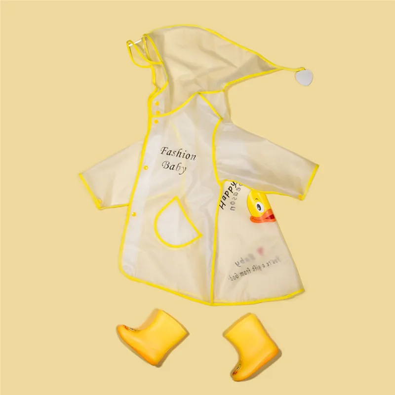 Children's waterproof raincoat Boys Girls Kids Hooded Raincoat Waterproof Jackets Toddler Baby Cartoon Tops #4S18 (48)