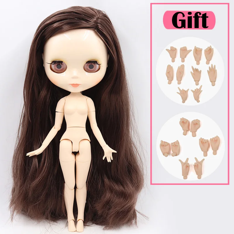 ICY Blyth Кукла № 2 глянцевое лицо белая кожа сустава тела 1/6 BJD Специальная цена 1/4 BJD, Pullip, Jerryberry, Licca игрушка подарок - Цвет: doll hand ab