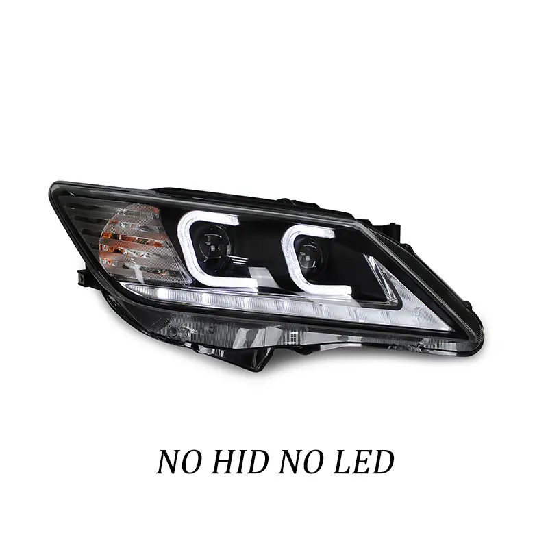 No light bulb Чехол для автомобиля для Toyota Camry фары 2012- светодиодная фара дальнего света Camry DRL Объектив двойной луч H7 HID Xenon bi xenon объектив - Цвет: No light bulb