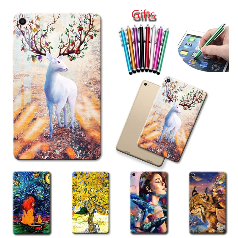 Чехол для планшета DIY Xiao mi Tablet Pad 3 7 9 4 8 0 Plus 10 1 Мягкий силиконовый чехол из ТПУ +