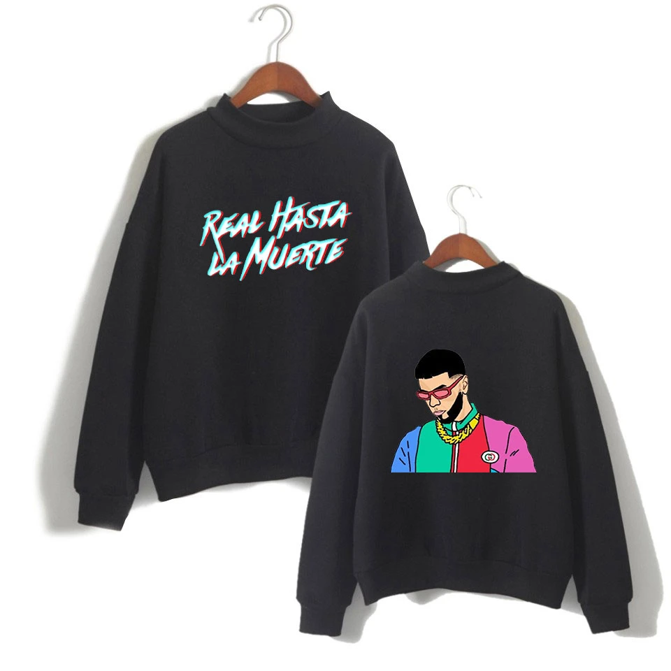 Anuel AA Sudadera con capucha para hombre y mujer, chándal informal estampado Real La Muerte, ropa de Anime|Sudaderas con capucha y sudaderas| - AliExpress