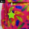 Colorful star Reflective keychain bag pendant accessories soft PVC reflector keyrings for visible safety ► Photo 2/6
