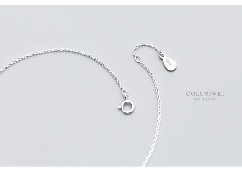Colusiwei Simple Design Heart Silver Anklet for Women 925 Sterling Silver Bracelet for Ankle and Leg Fashion Foot Jewelry Gift