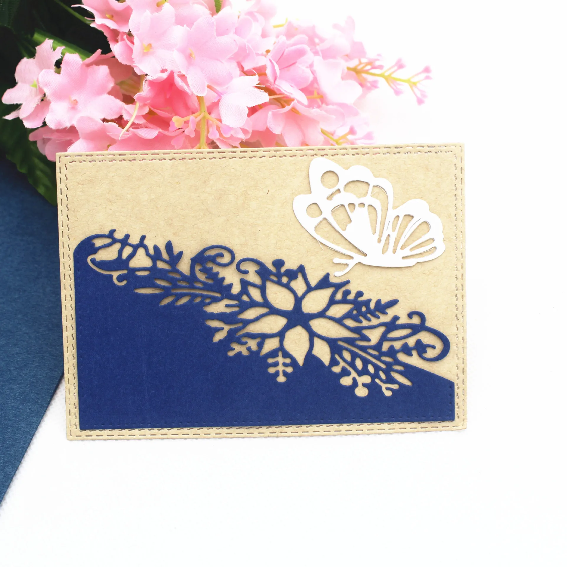 

Flower Boarder Metal Cutting Dies for Scrapbooking 2019 Craft DIY Album Embossing Folder Stencils Maker Photo Template Decor