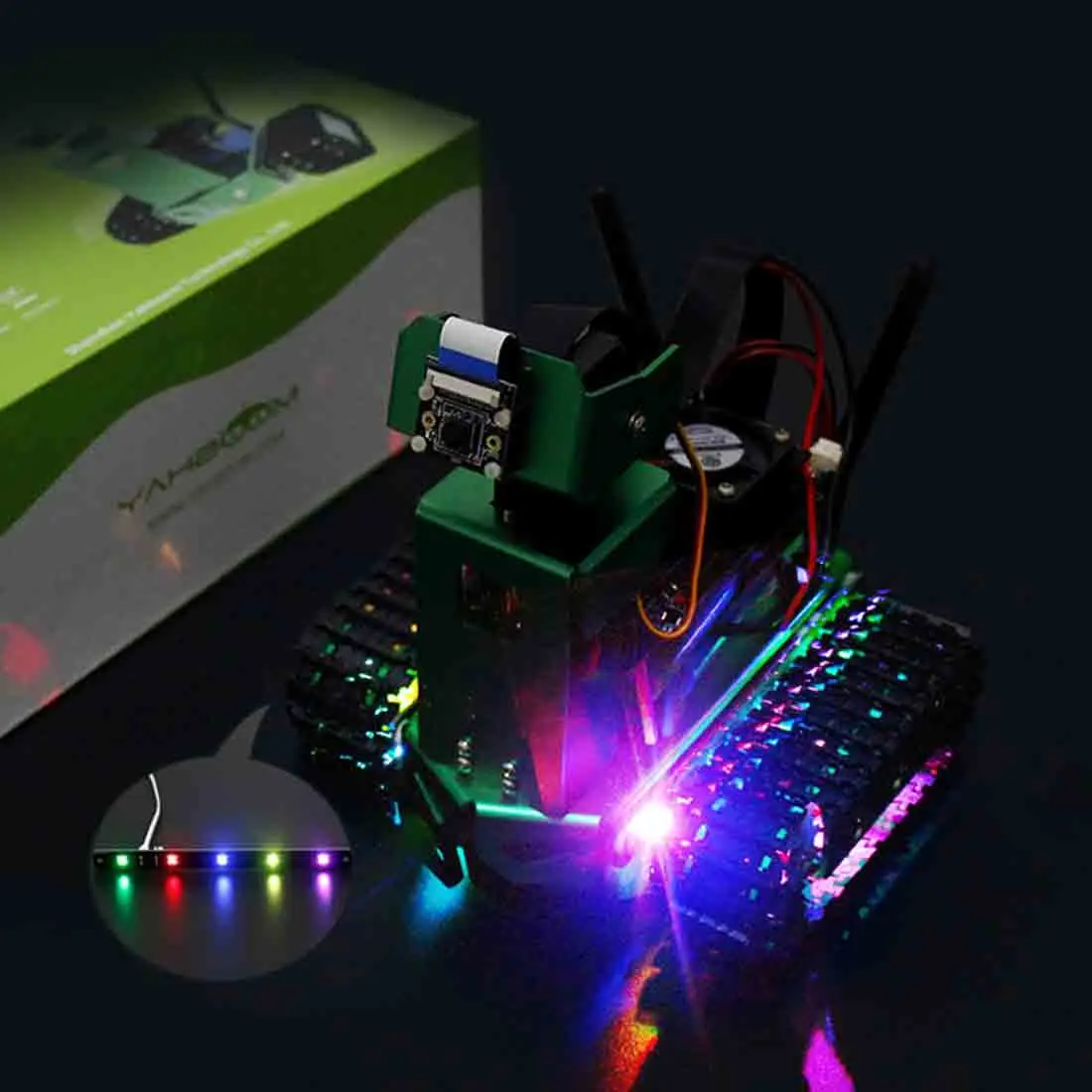 Модификатор искусственный интеллект Автомобиль DIY 2DOF робот автомобильный комплект для Jetson Nano(фиксированная высота) Программируемые игрушки