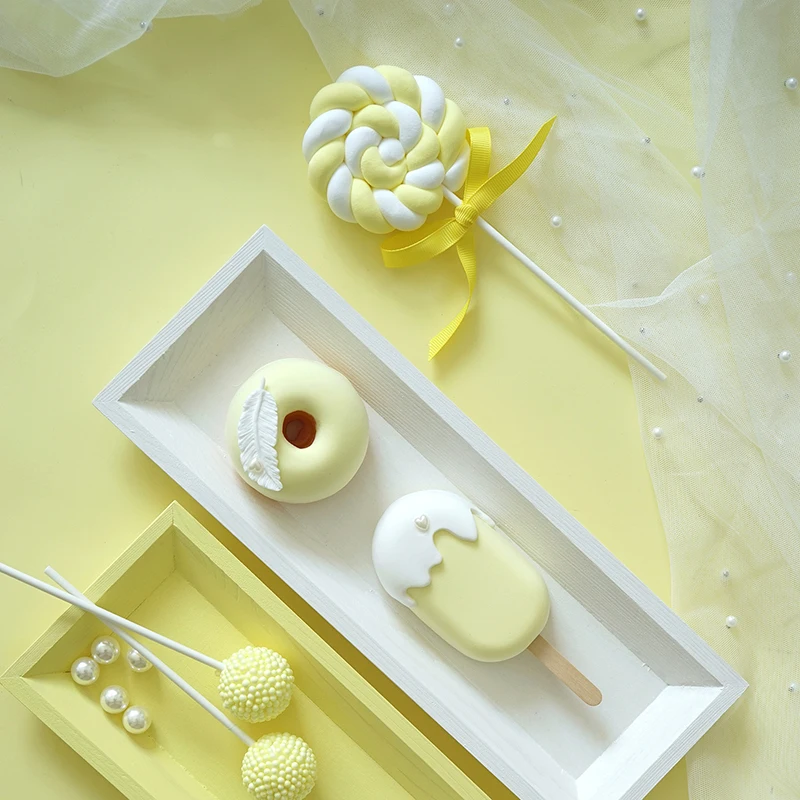 Artificail Candy Simulated Lollipop Simulation Cotton Fake Cake Shop Window Display Prop Photography Background food model,food photography props