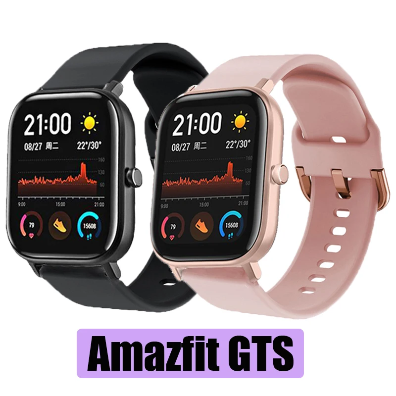 Ремешок для часов Xiaomi Huami amazfit GTS/Amazfit Bip/GTR 42 мм ремешок с металлической пряжкой