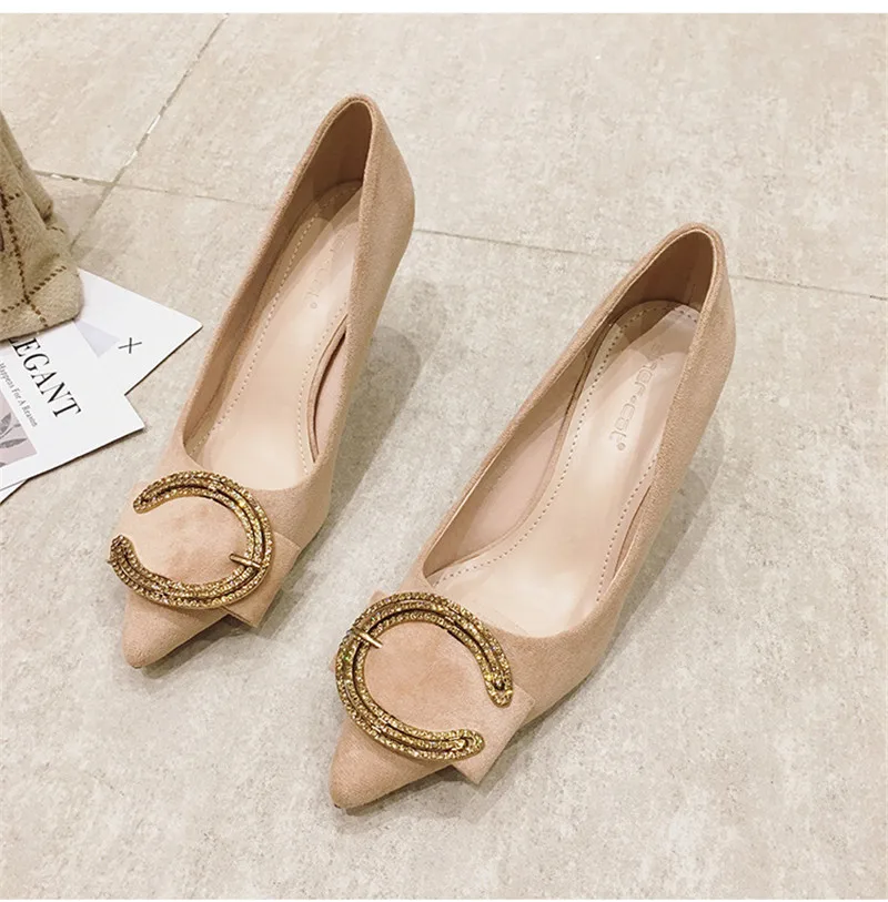 Womens Shoes High Heels Party Wedding Crystal Sexy Pumps Korean Fashion Elegant Shoes
