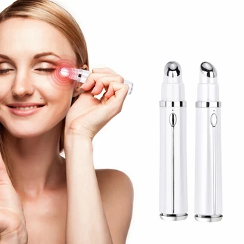 

Mini Electric Thermal Eye Massager Roller Anti Aging Wrinkle Eye Patch Ion Relief Massage Rejuvenation Portable Beauty Care Pen
