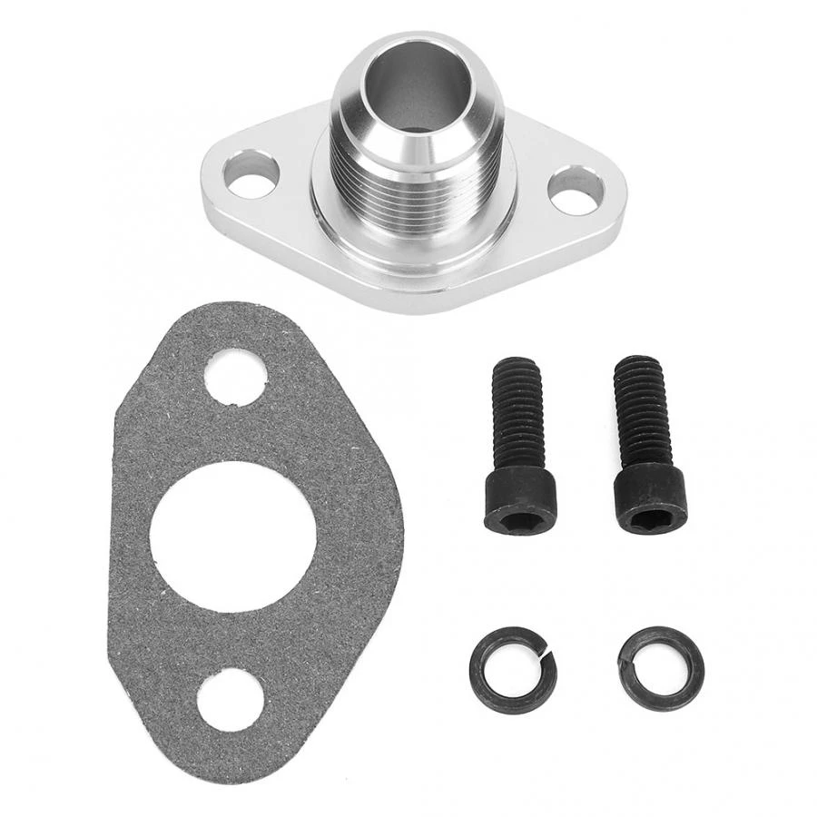 車のエンジンアルミ 12 をターボオイルリターンフランジフィットため T3 T4 T3 4 T04 Gt40 Gt50 Gt55 エンジン部品 Fuel Intake Assemblies Aliexpress