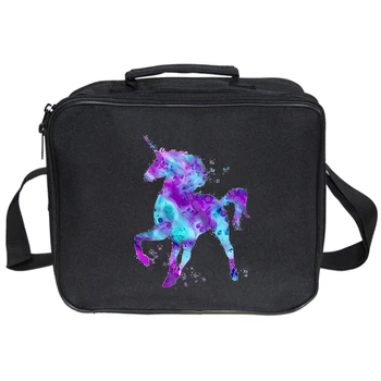 

Dream Galaxy Unicorn Lunch Bag Students Lunch Bag Worker Lunch Box Boys Girls Travel Cooler Bag Kids Picnic Insulation Bag Gift