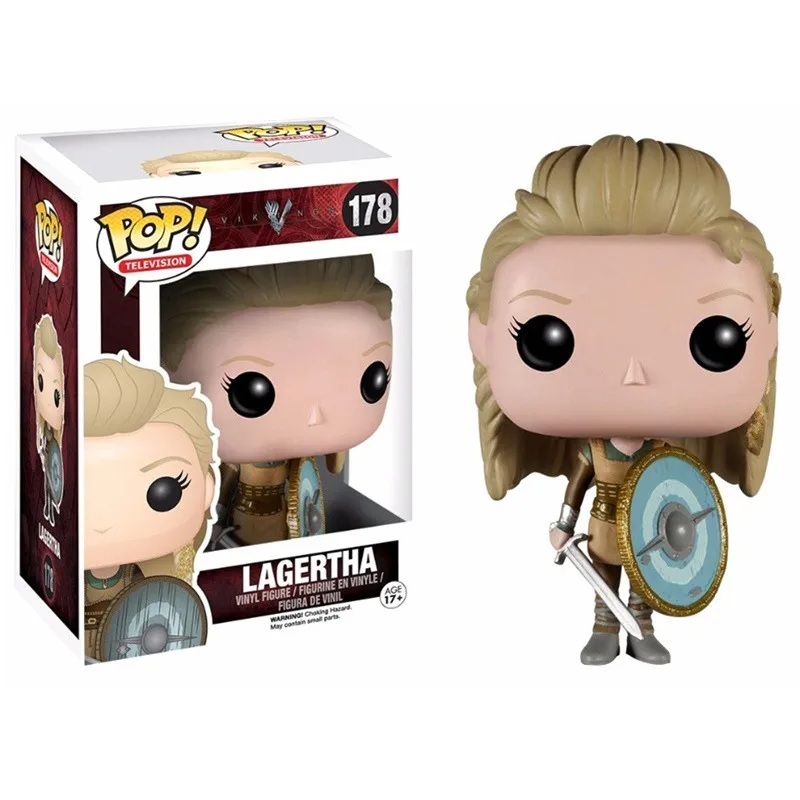 FUNKO POP Vikingar Lagertha Ragnar Lothbrok фигурки модель куклы игрушки на день рождения рождественские подарки