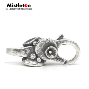 

Mistletoe 925 Sterling Silver Water Lily Lock Lobster Clasp Fit European Troll Bracelet Jewelry