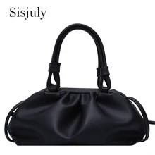 Новинка, мягкая кожаная сумка, женская сумка-мессенджер, дизайнерская, модная, облачная, женская сумка на плечо, брендовая, клатч с зажимом