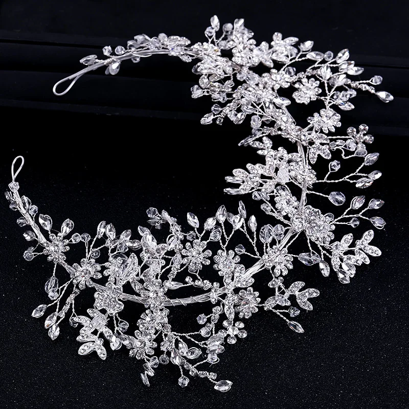 

Mission Ming Bride Accessories Europe And America Hot Sales Glorious Man-made Diamond Hair Band Wedding Dress Accessories Bride