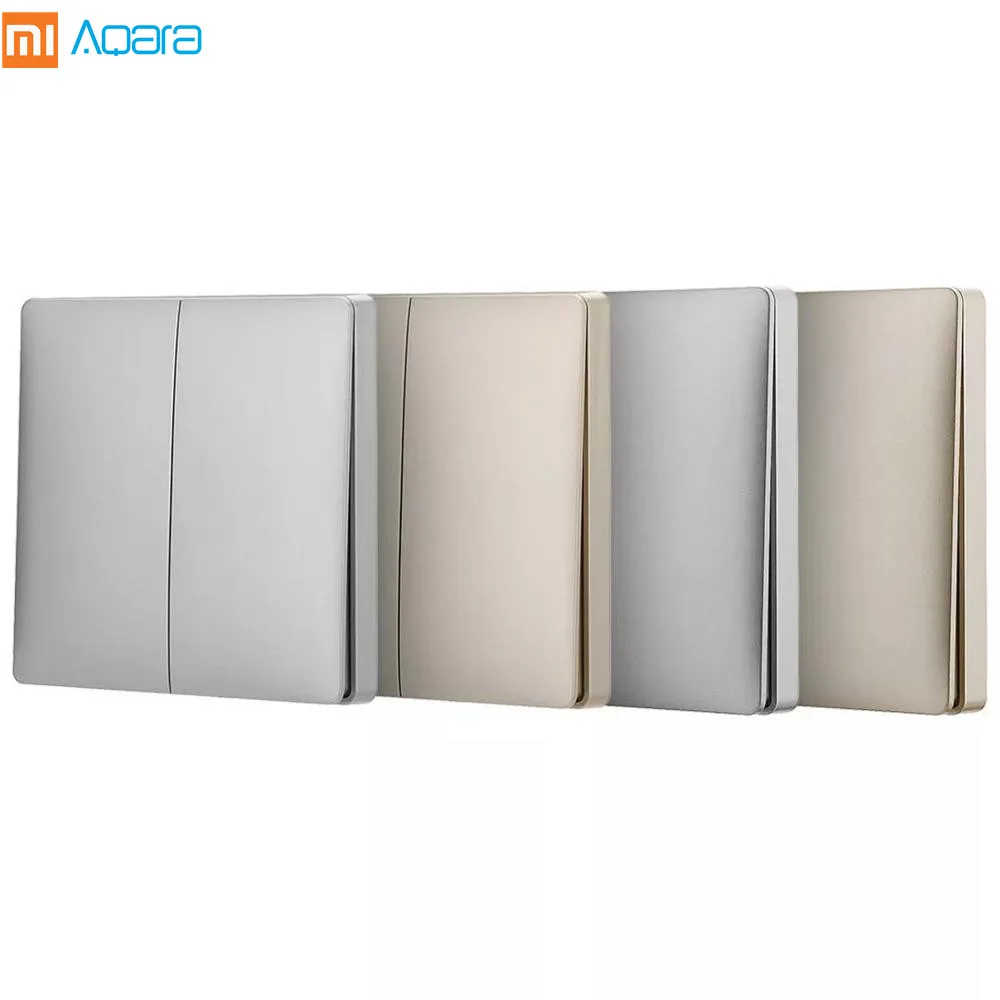 

Original New Xiaomi Aqara Wall Switch Wireless Switch Zigbee Key Single Fire without Neutral for Mijia APP Remote Control