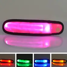 1 шт., ремешок на руку, светодиодный, безопасный, светоотражающий светильник, светящийся, светящийся, нарукавник, нарукавник, повязка на запястье