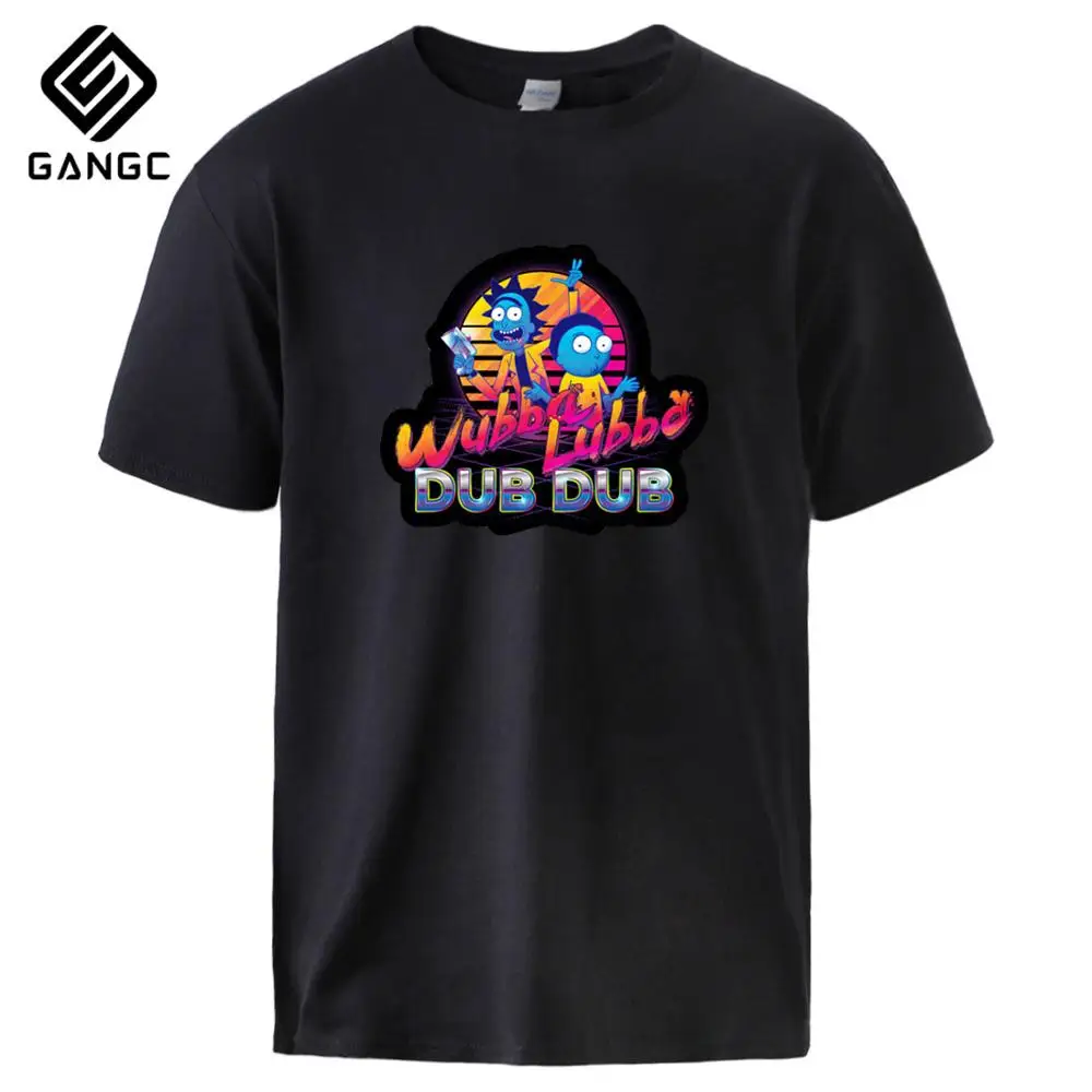

New Arrial Japan Anime Cartoon Print T shirt 2020 The Science Face Men Short Sleeve Top Tee Rick And Morty Summer Cotton Tshirt