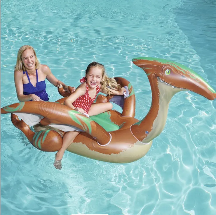 

Bestway41105 Gas Pterosaur Riding Dinosaur Modeling CHILDREN'S Swim Ring Baby Water Inflatable Floating Bed