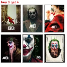 Фильм постер «Клоун» клоун происхождения фильм Художественная печать мультфильм украшение стены дома картина Бэтмен враг фильм плакат с джокером