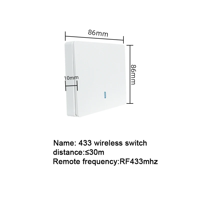 433Mhz Remote Control Wireless Switch for Sonoff T1 EU UK Sonoff 4CH Pro R2 Slampher 433.92MHz RF Remote Control Light Switch smart switch wireless remote controller smart universal remote control lamp base switch bluetooth voice remote control lamp holder switch