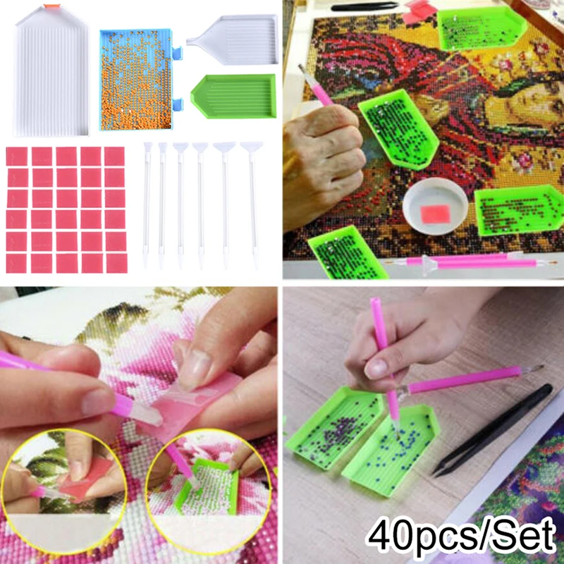 5D Diamond Painting Tools Accessories Kits Crafts DIY Diamond Mosaic