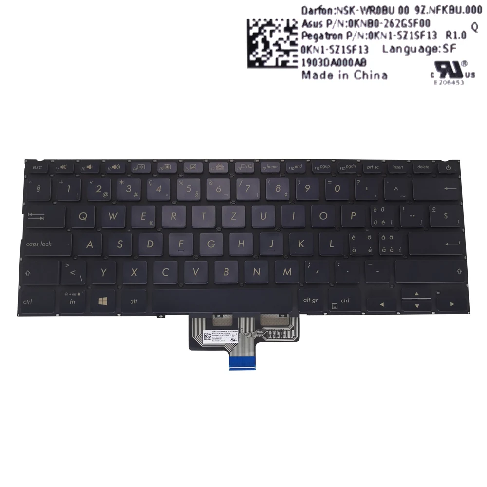 zenbook UX433 UX433F UX433FAC UX433FLC HE teclados
