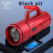 15600mAh фонарь для ночной рыбалки 3000m лазер cannon высокой мощности рыболовный свет темная яма теплый и желтый светло-синий фонарик с ксеноновой лампой