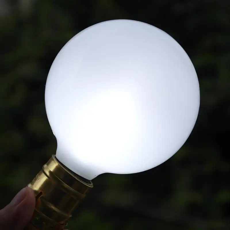 Светодиодный светильник E27 5 Вт AC 220 В молочно-ампульная лампада G80 G95 G125 светодиодный светильник Холодный белый/теплый белый подвесной светильник, люстра