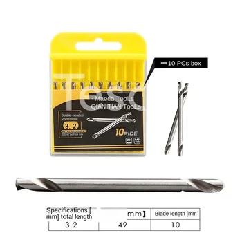 

Japanese Net Red New Maeda Double-Headed Auger Bit High Speed Steel Bit Hand Drill Bit Turning Head