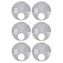 AFBC 6Pcs Bee Hive Nuc Box Eingang Tore, Eingang Disc (Durchmesser: 12,5 Cm) -bienenzucht Ausrüstung Beehive Werkzeug Imker Werkzeug(China)