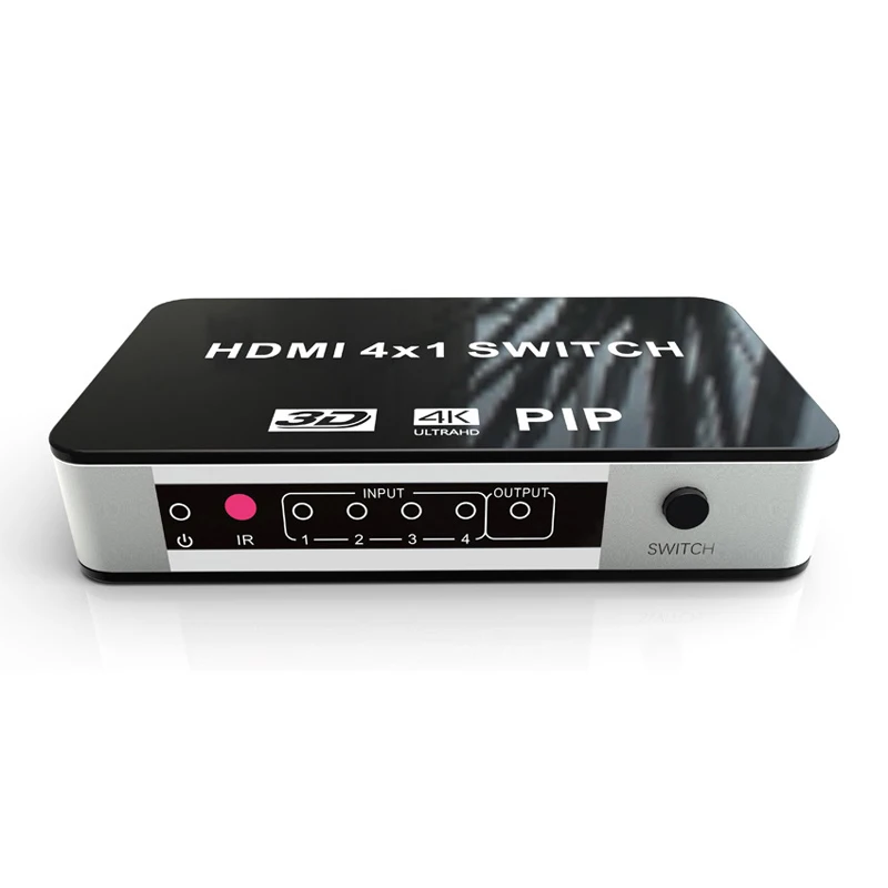 4x1 HDMI переключатель 4K x 2K 30Hz картинка в картинке PIP / 1080P коммутатор видео конвертер
