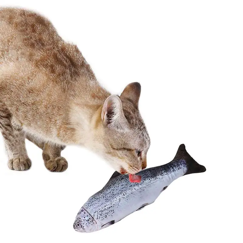 Cat Toy Creative Fish Shape Pet Toy Fish Shape Bite Resistant Catnip Pet Chew Toy Pet Interaction Training Supplies 