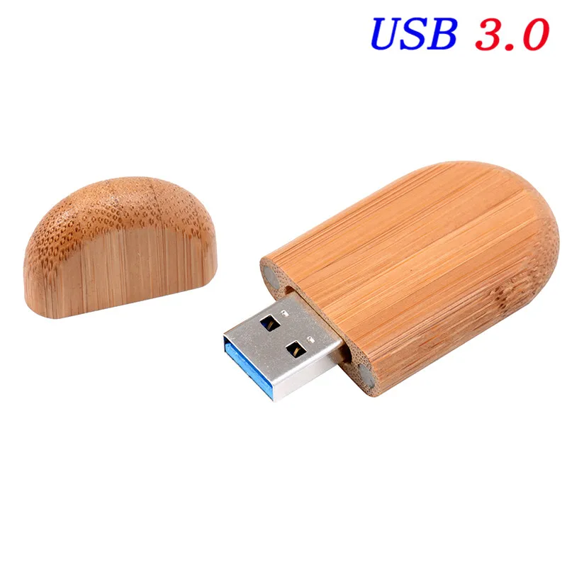 JASTER USB 3,0 логотип на заказ Деревянный usb+ коробка персональный логотип ручка-накопитель 8 ГБ 16 ГБ 32 ГБ 64 Гб usb флеш-накопитель Флешка карта памяти - Цвет: Carbonized bamboo