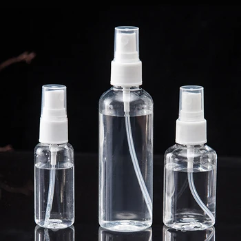 

1PCS Transparent air spray bottle 30 ml / 50 ml / 75 ml / 100 ml plastic mini perfume atomizer can fill the container cosmetics