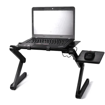 

Tray For Sofa Bed Black large size Portable foldable adjustable folding table for Laptop Desk Computer mesa para notebook Stand