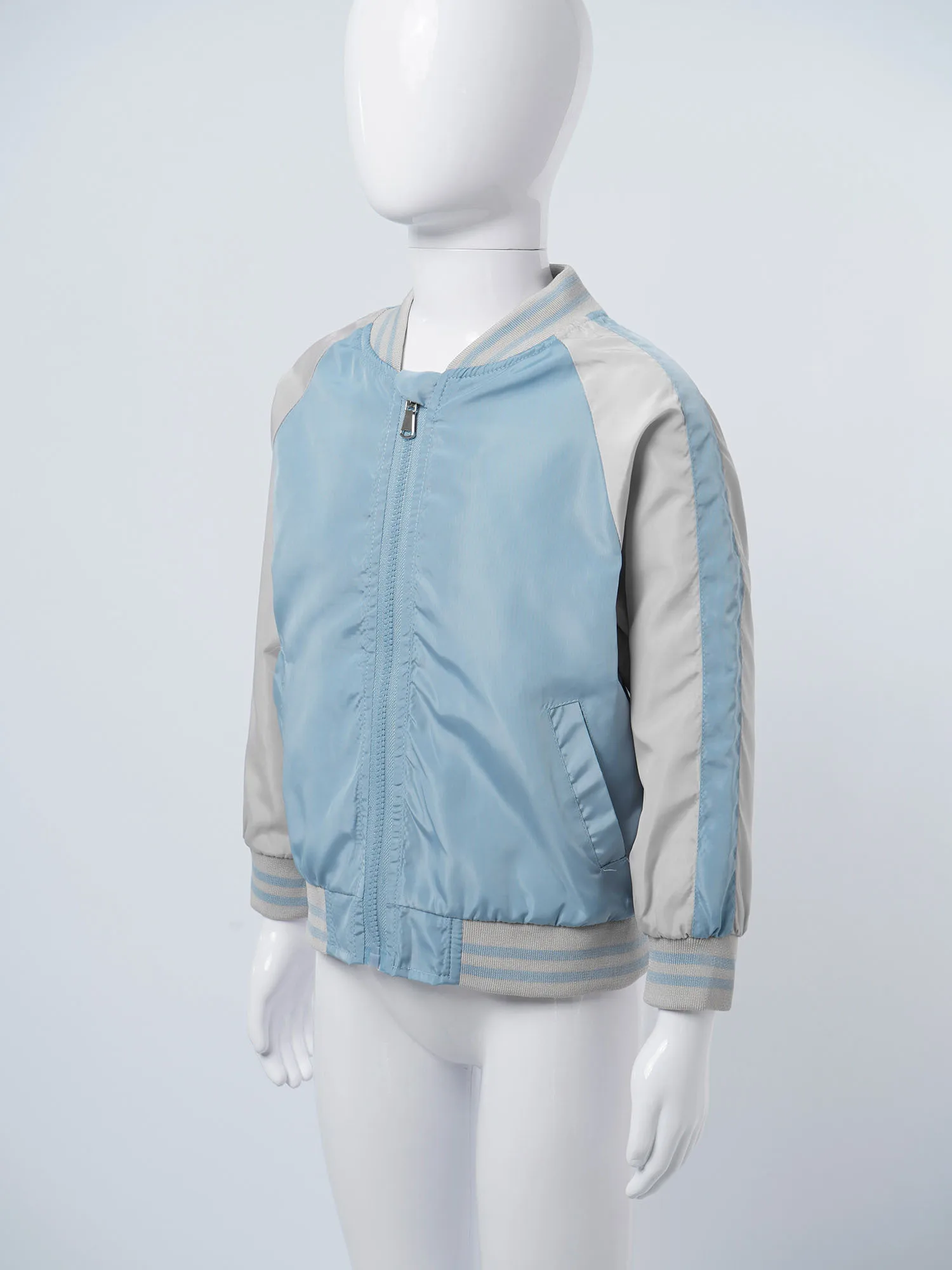 Autumn Kid's Jacket Coat Cute Style Cartoon Print Girls Coat Sport Jacket Tops Winter Thick Pink Blue Children Clothes
