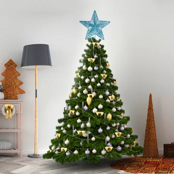 

1Pc Exquisite Iron Art Christmas Tree Ornament Tree Top Star