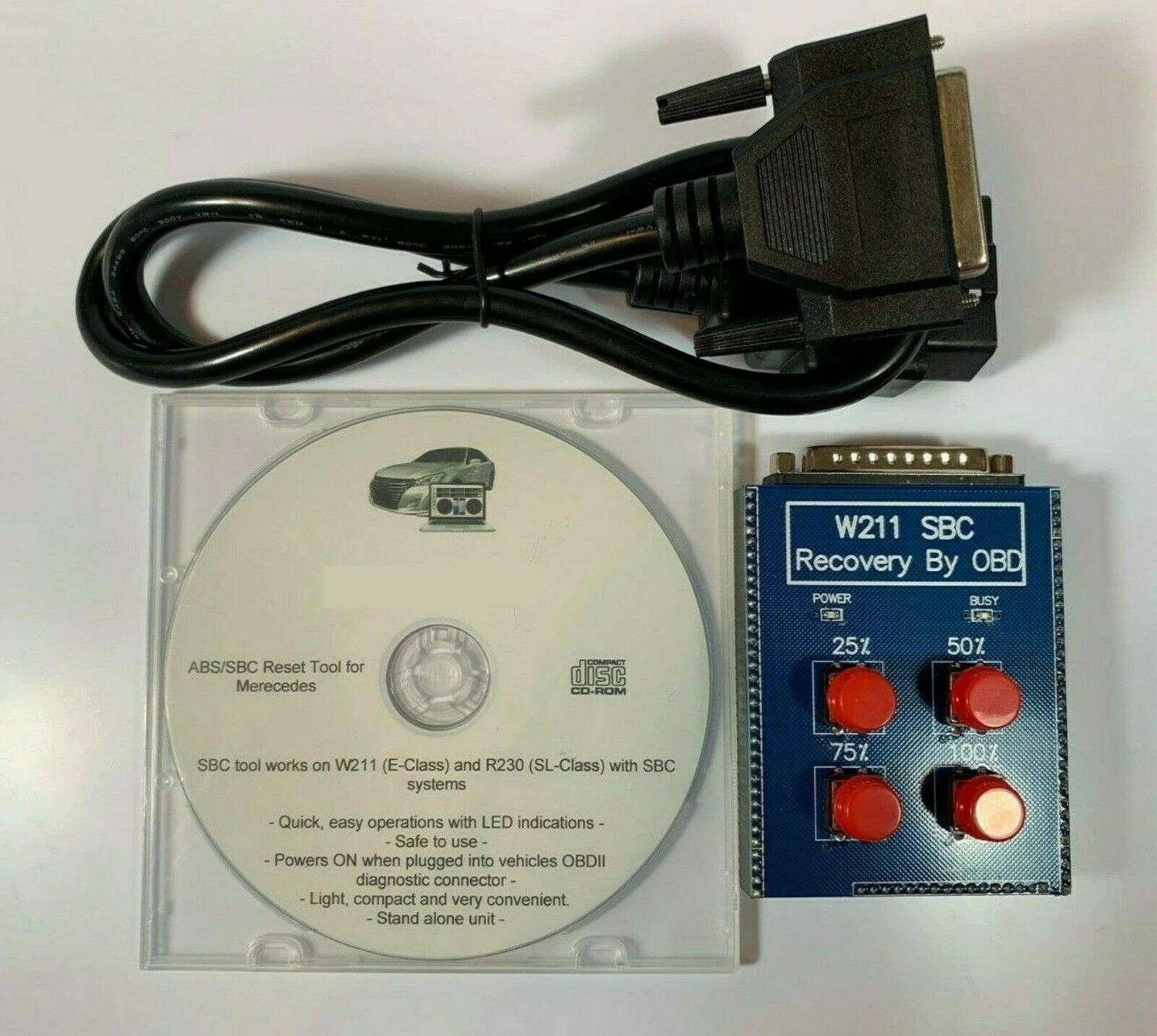 OBD2 авто W211/R230 ABS/SBC сканирующий инструмент для Mercedes OBD SBC сброс | Электронные