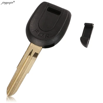 

jingyuqin MIT8 Left Blade Transponder Key Shell for Mitsubishi Eclipse Galant Endeavor Car key Case fob Replacement
