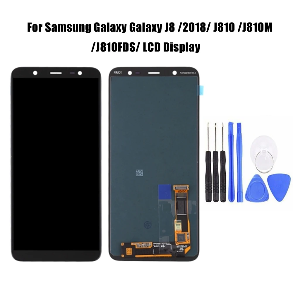 Сменный ЖК-дисплей T ouch экран дигитайзер в сборе для Samsung Galaxy J8 J810 J810M J810FDS