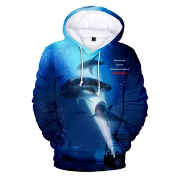 

Shark Hoodie 3D Print Men/Women Ocean Blue Hoodies Sweatshirt Streetwear Shark Ocean Explore Jaws Pullovers Kids/Adult Plus Size