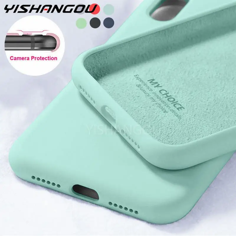 Soft-Silicone-Case Cover Back-Case Liquid Xr-Phone New-Color for Apple 6S Slim 12 8-Plus