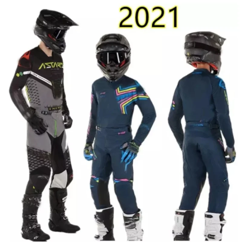2021 RAINBOW LE TECH ASTARS RACER тактическая одежда для мотокросса комплект топов ATV