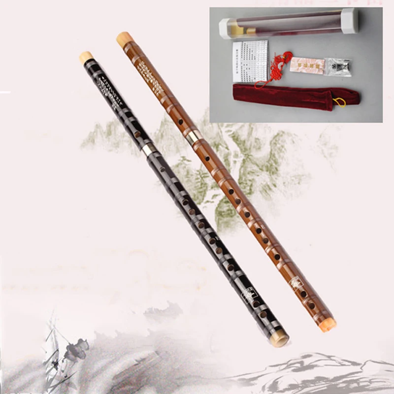 

Chinese Bamboo Flute Professional Traditional Flute Dizi Musical Instruments C D E F G Key