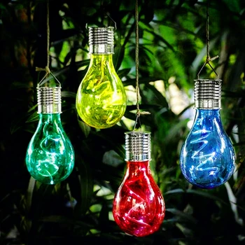 

Solar Light Bulb Waterproof LED Solar Lights Outdoors Hangings Solar Lamp Garden Christmas Tree Courtyard Decoration Fairy Light