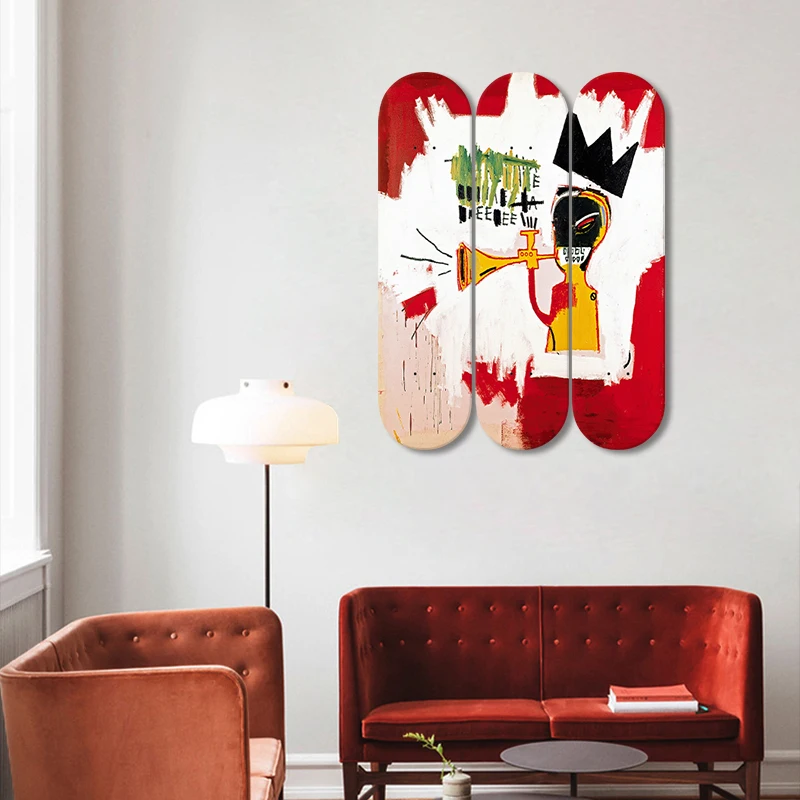 Basquiat труба 1984 скейтборд настенное искусство джинс Мишель - Цена: 22 722,63 руб.