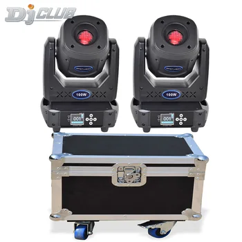

100W Led Moving Head Spot Light With Flight Case Gobo Moving Head Lights Super Bright Led Dmx Stage Light