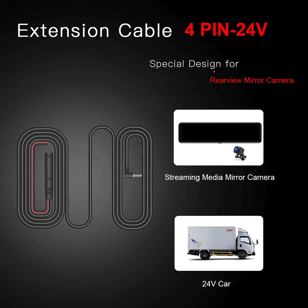 2.5mm jack rca 12 e 24v 6m